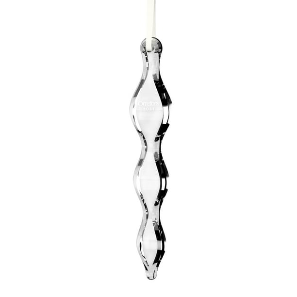 Orrefors Annual Ornament Icicle 2021, Orrefors Annual Ornament Icicle 2021,